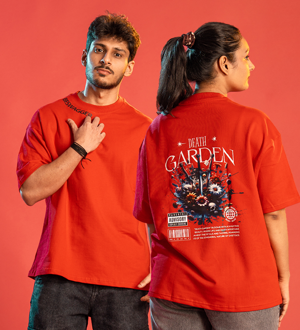 DEATH GARDEN Oversized T-Shirt(Combo)