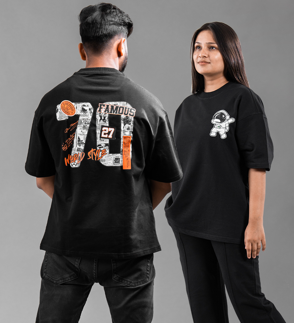 Famous 70 Oversized T-Shirt (Combo)