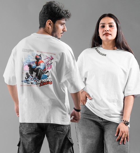 Nekoma Leisure Oversized T-Shirt (Combo)