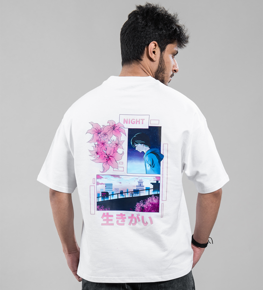 Sakura Night Oversized T-Shirt