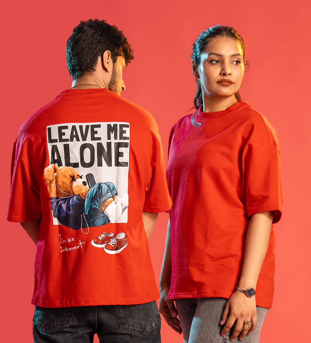 Leave Me Alone Oversized T-Shirt (Combo)