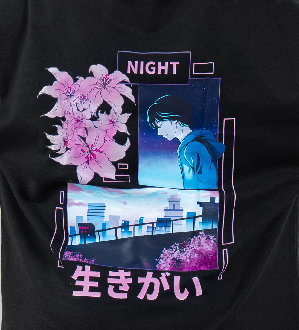 Sakura Night Oversized T-Shirt