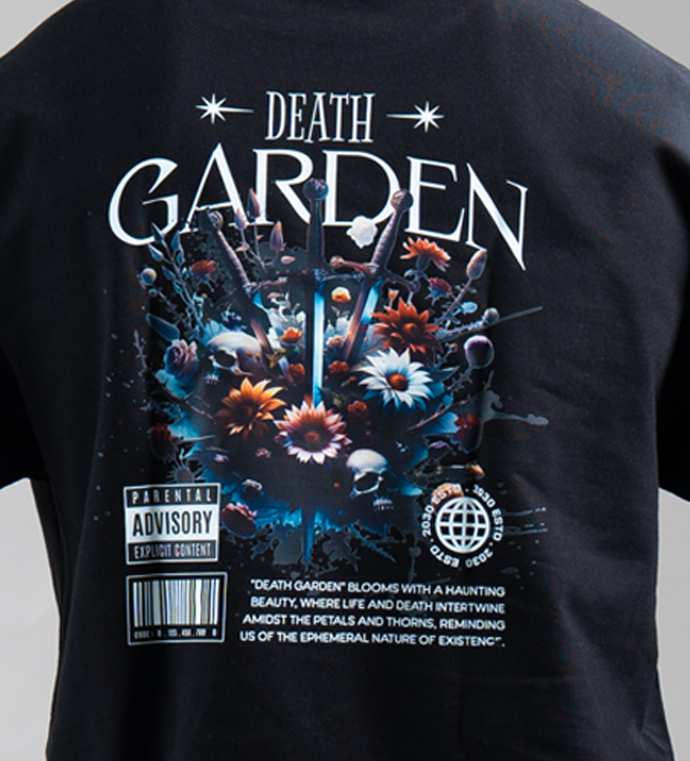 DEATH GARDEN Oversized T-Shirt